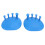 (Blue) 2pcs Toe Separator Large Friction 30 Meniscus Grid Corrector 2
