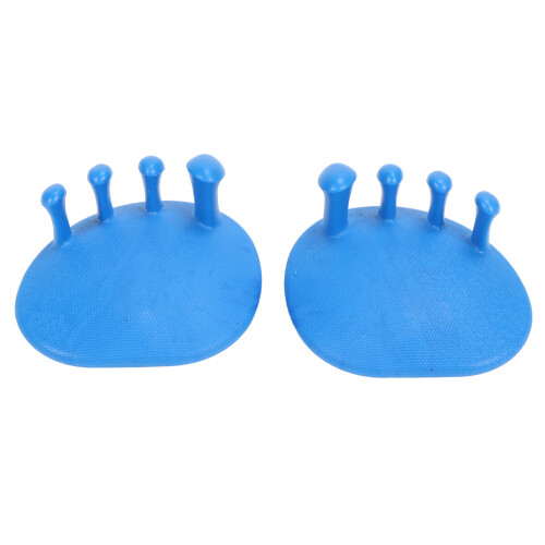 (Blue) 2pcs Toe Separator Large Friction 30 Meniscus Grid Corrector 1