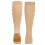 (Skin Color Splicing S/M) Calze Compressione Cerniera Nylon Aperta Donna S/M 2