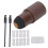 (Light Brown) Eyebrow Stamp Shaping Kit with Brushes Brown 4