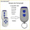 Normstahl Magic 600 CRAWFORD EA433 Garage Door Opener Remote Control 433mhz Replacement Rolling Code 433MHz--Style2 4
