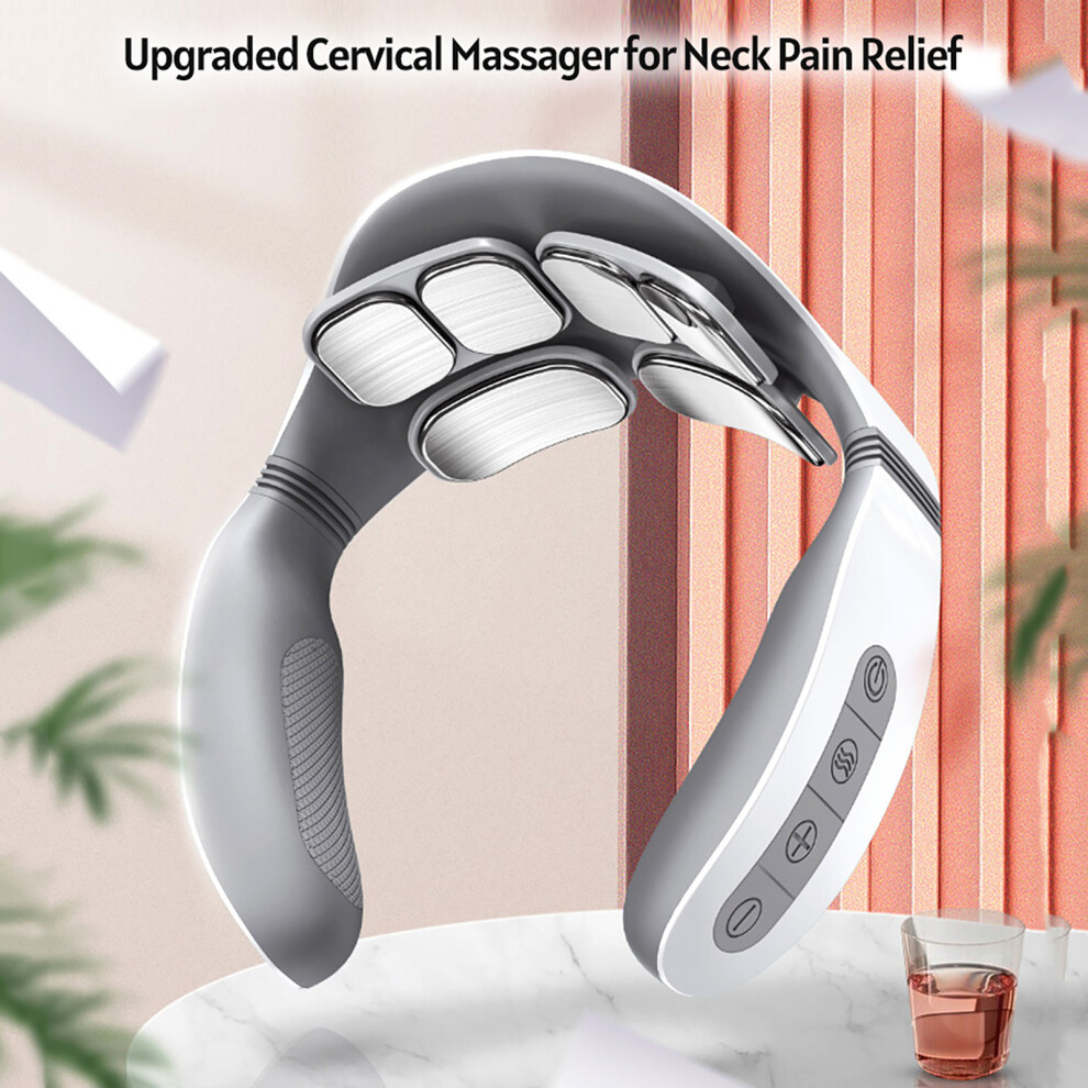 Portable Electric Neck Massager 42 5 Modes 18 Levels Rechargeable