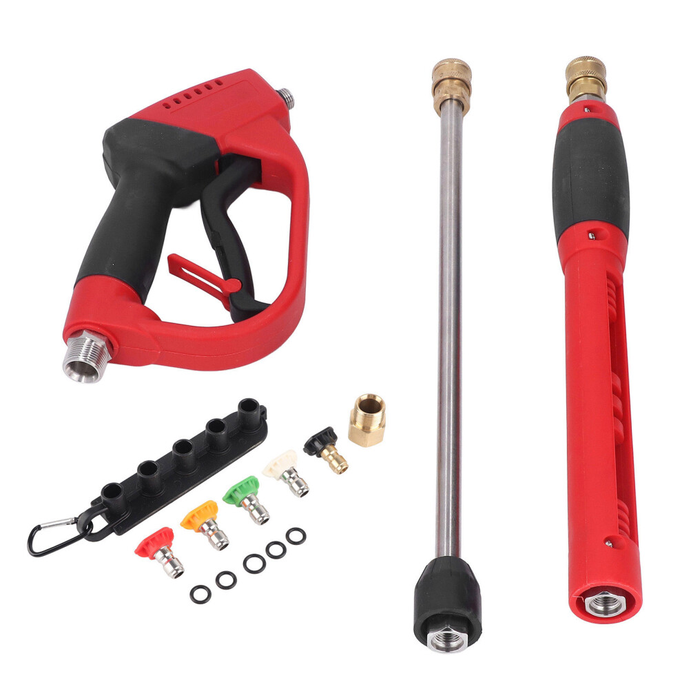 High Pressure Washer 5200 PSI 8 GPM with 5 Nozzle Tips & Extension Wand-image-OPC-PMMGVXQ-NEW