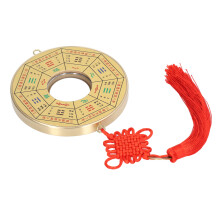 Bagua-Spiegel Feng Shui Anhänger, Legierung, Rückspiegel Auto Dekoration, Wohlstand & Glück
