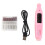 (Pink) USB Electric Nail Drill with 6 Rose Heads 1
