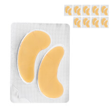 (Gold) 10x Kollagen-Augenmasken gegen Augenringe & Falten, Gold