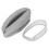 (Grey) Neck Support Sponge Cervical Tractor PVC Strap Brown 1