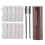 (Dark Brown) Augenbrauen-Stempel-Kit Formung Hellbraun 3