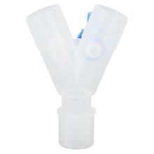 Reusable Plastic Oxygen Tubing Connector with 2 Holes for Breathing Machines