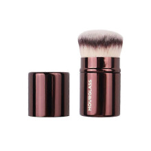 (Option D) Hourglass Soft Focus Foundation Brush, made of soft fibers, with a stylish design and minimalist face brush.