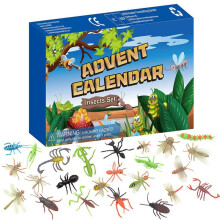 (Insects) 2025 24-Day Christmas Countdown Calendar Children's Animal World Toy Gift Box