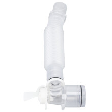 Disposable T Mouthpiece for Anesthesia, ABS, Retractable, Universal Fit