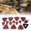 Oscillating Tool Sanding Pad Kit, Triangular & Finger, Grit 60-240 14