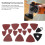 Oscillating Tool Sanding Pad Kit, Triangular & Finger, Grit 60-240 8