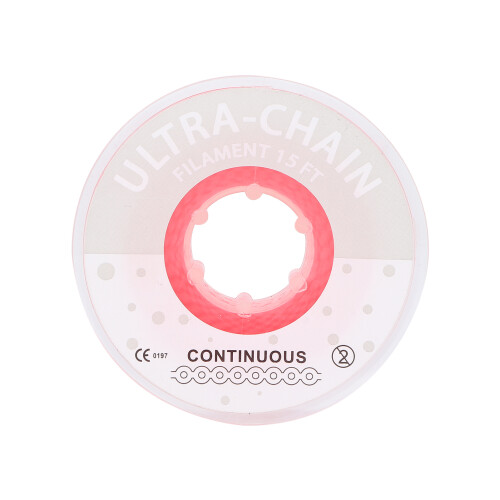(Pink) Elastische kieferorthopädische Gummikette Blau