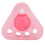 Fingerstrecktrainer TPR-Dreiecksball Pink 1