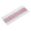 (Ruse Red) ELAIMEI 20Stks Watervaste Lipgloss Applicator 5