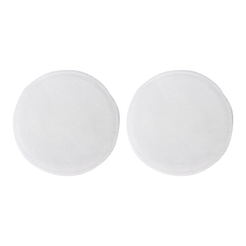 2x Wiederverwendbare Stillpads aus Bambusfaser