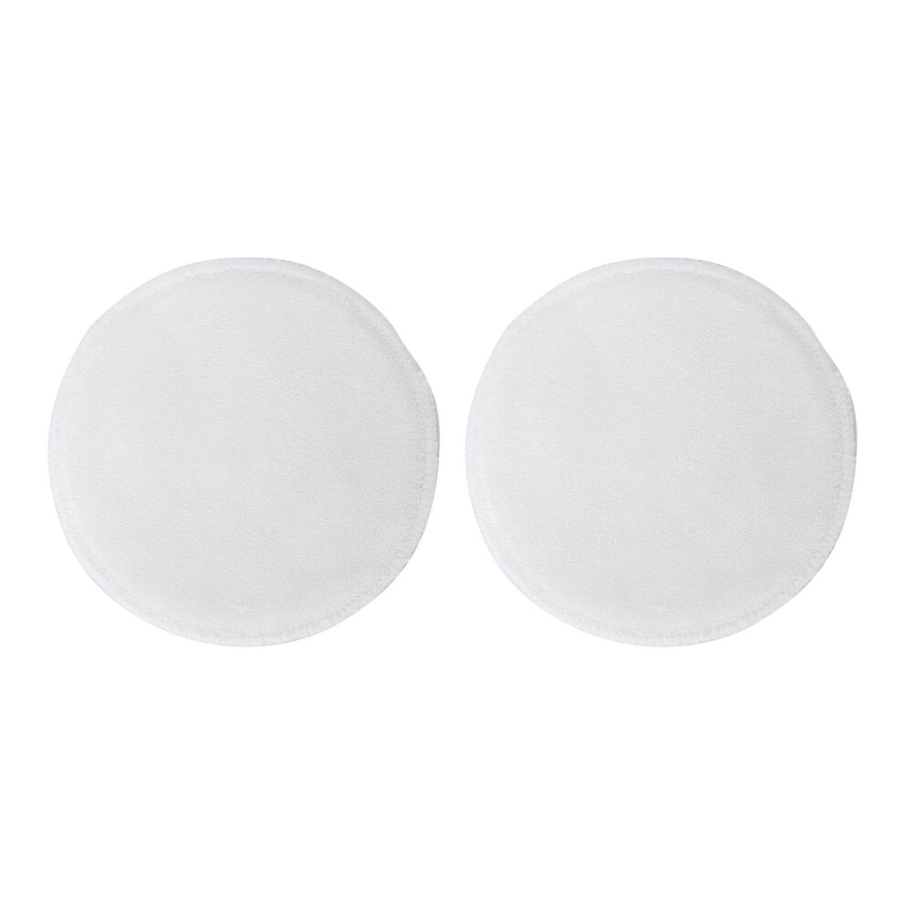 2pcs Breastfeeding Nipple Pads Bamboo Fiber Reusable