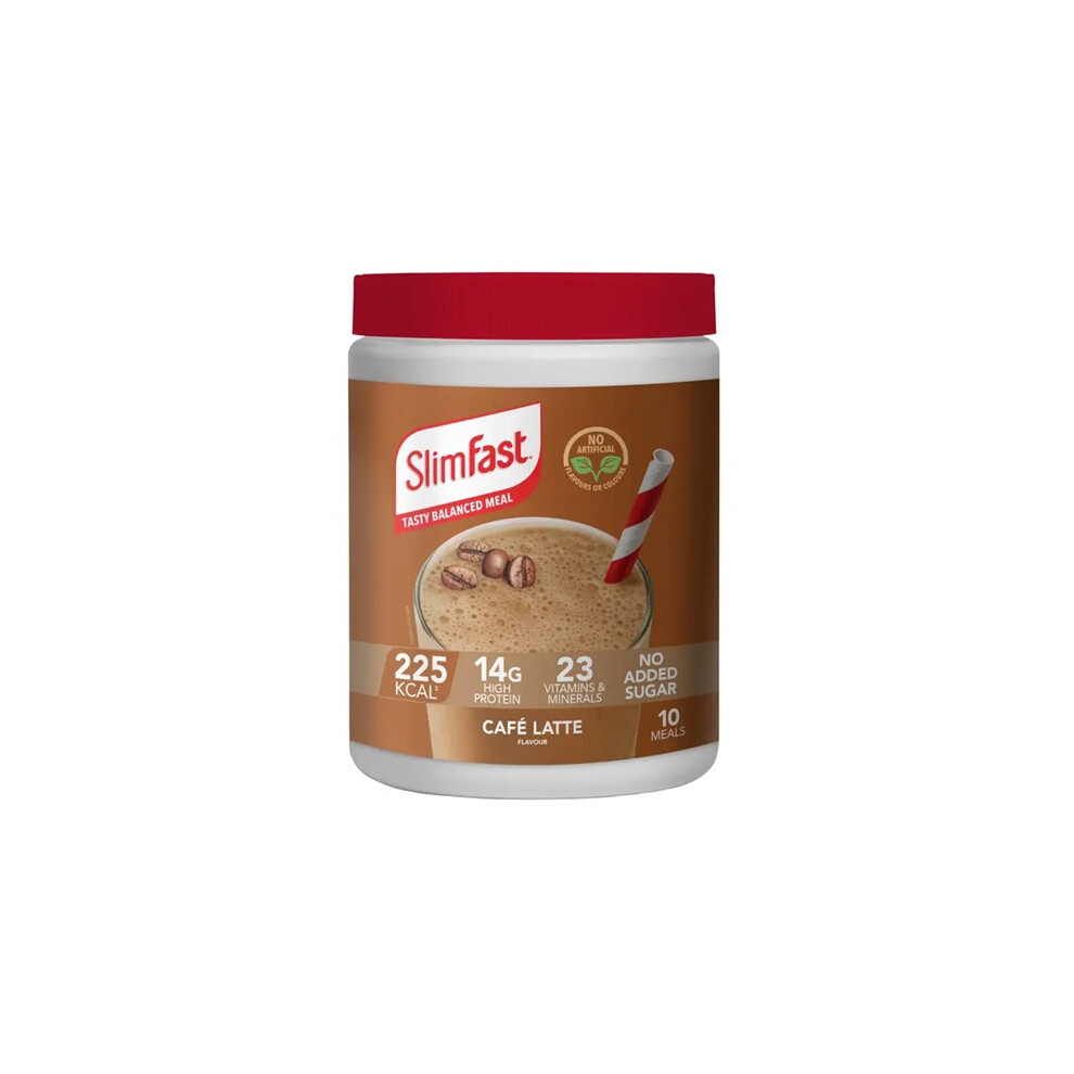 Slimfast Powder Tin Cafe Latte 365G
