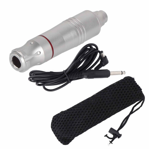 (Silver) Silver Aluminium Alloy DC Tattoo Pen 1
