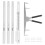 3Pcs Odorless Tattoo Marker Eraser Pens 3