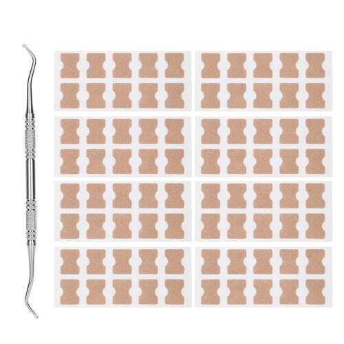 9x Eingewachsener Zehennagel-Korrektor Pflaster Set 2