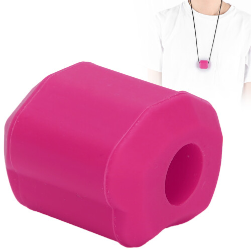 (Rose Red) Esercitatore Mascella Silicone Rosa 2