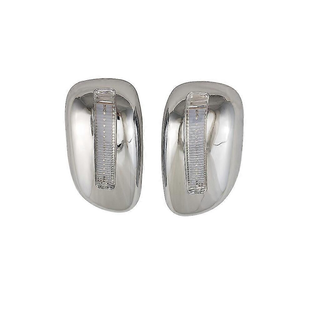 Kikidex (As Show, No Led) 2001-2004 For Toyota Corolla Avanza Succeed Probox Vios Abs Chrome Car Side Door Rearview Mirror Cover With Led Auto Parts