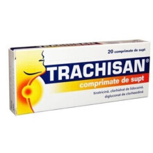 TRACHISAN 20 comprimidos para o sucesso e para a dor de garganta