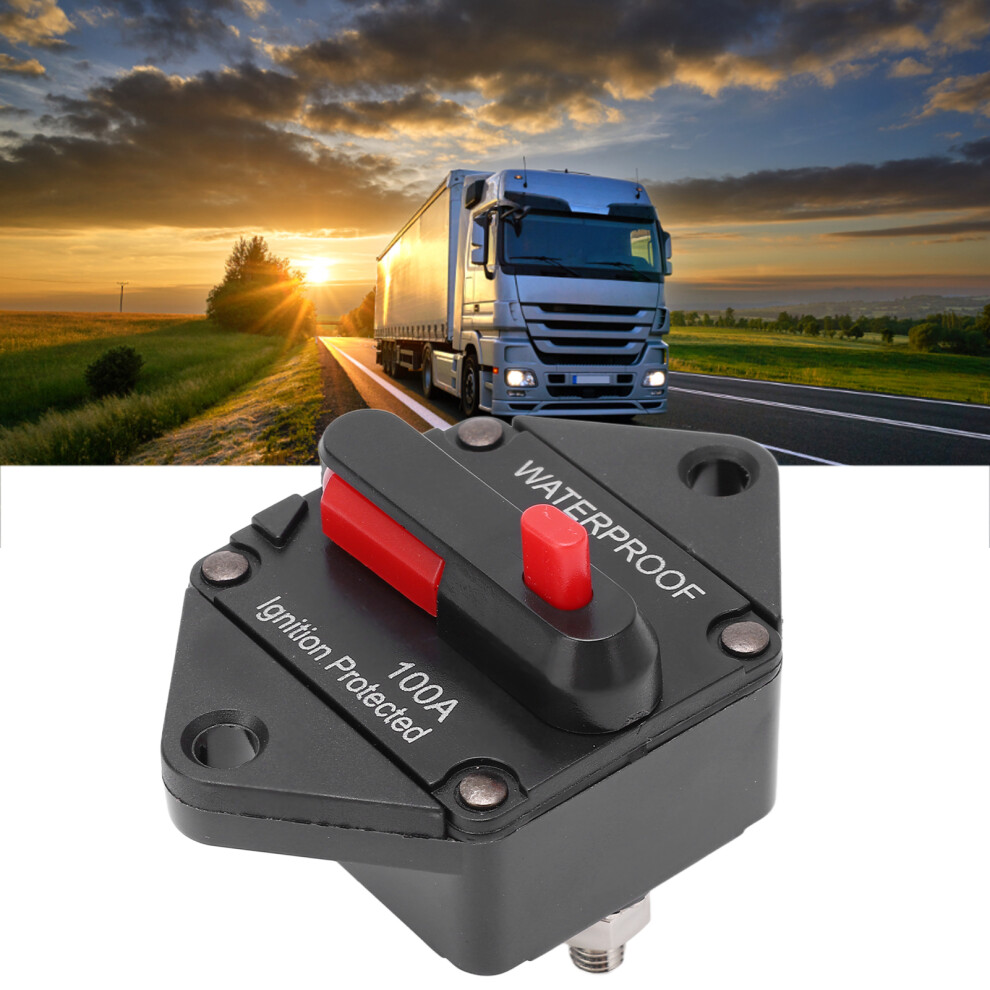 Car Marine Truck 100A Circuit Breaker 32V Dc With Manual Reset 5031357202156