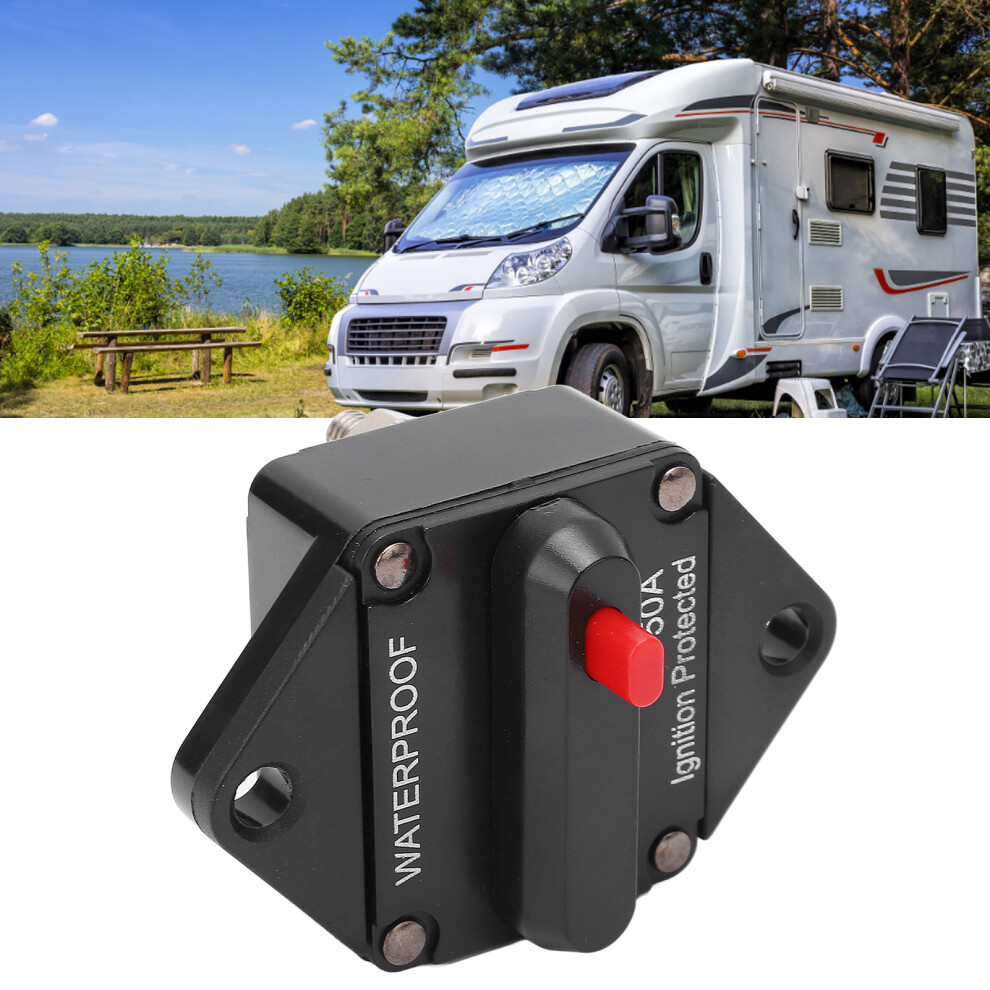 Rv Boat Truck Dc 32V 50A Waterproof Circuit Breaker With Switch Manual Reset 8381357202128