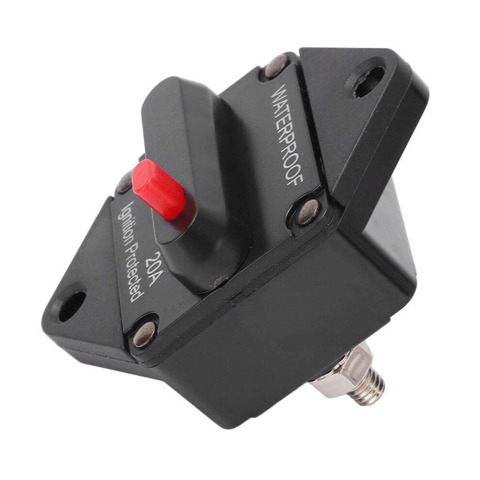 Dc 32V 20A Waterproof Circuit Breaker With Manual Reset For Car Boat Rv 4601357202107