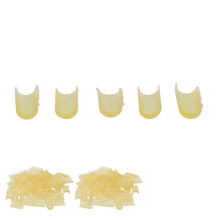 U Tip Hair Bonding Beads Yellow for Wig Extensions 2 Bags of Thermal Granules
