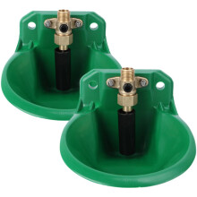 Automatic Sheep Drinking Bowl 2-Pack With Valve, Durable Waterer For Cattle, Goats And Poultry Smooth Surface No Leakage