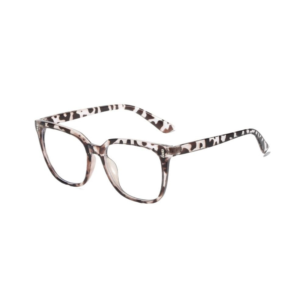 Blue/Light Tr Frame Computer Readers For Women And Men, Blocking Flat Mirror, Anti-Glare Glasses, 2.00 Diopter C6