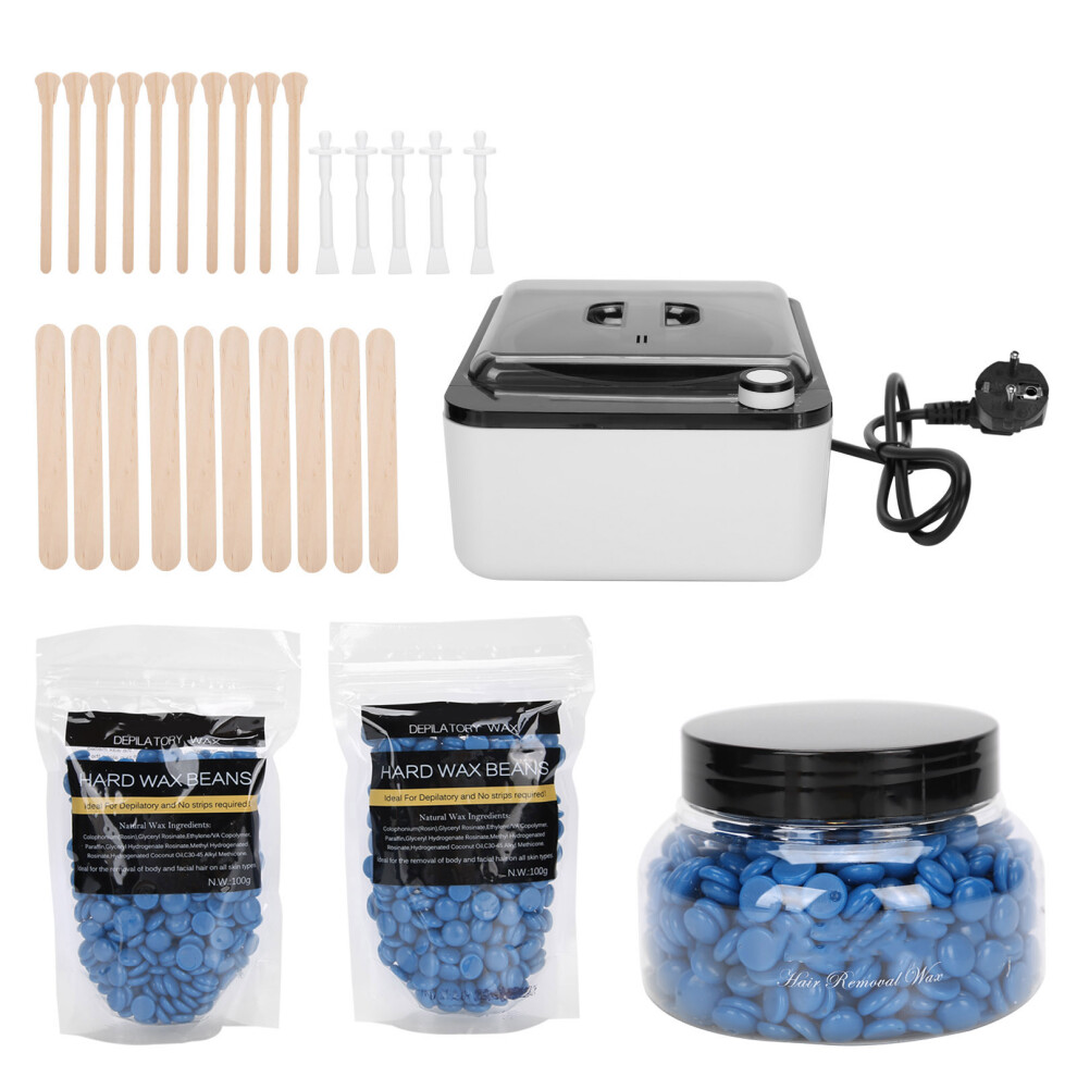 (EU Plug 220V) Wax Warmer Heater Machine Set Wax Beans Depilation Rod EU Plug