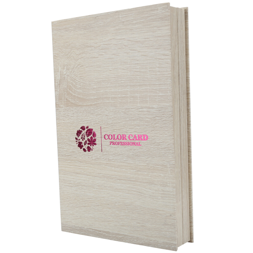 (Light Color) 180 Colors Wood Nail Gel Polish Display Book