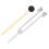 (Silver) Tuning Fork Hammer Set for Sound Healing Therapy Silver 3