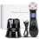 (Black) Trattamento Viso Luce LED EMS 6 Colori Nero 1
