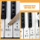 1Conjunto Adesivo De Para Piano PVC Multicolorido 8