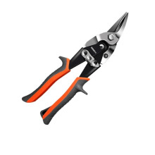 Sheet Metal Snip Aviation Scissor, 10 Inch Right Bend, Stainless Steel Iron Plate Cutter, Ceiling Household Tool