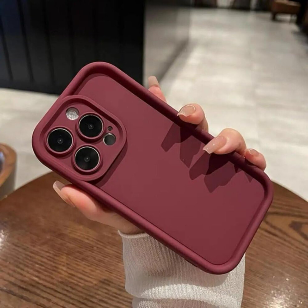 Luxury Candy Color Silicone Case For Iphone 7 8 Plus Xs Xr Xs Max 11-16 Pro Max 15 Pro Se 2022 Shockproof Cover 9354506634018