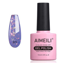 AIMEILI Hema mentes gl krmlakk TPO mentes vegn hosszabb ideig tart Soak Off U V Glitter krmlakk -571 10ml
