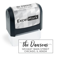 ExcelMark-adressestempel - Brugerdefineret returadressestempel med elegante designs livlige farver og m?nstre - perfekt til postinvitationer og g