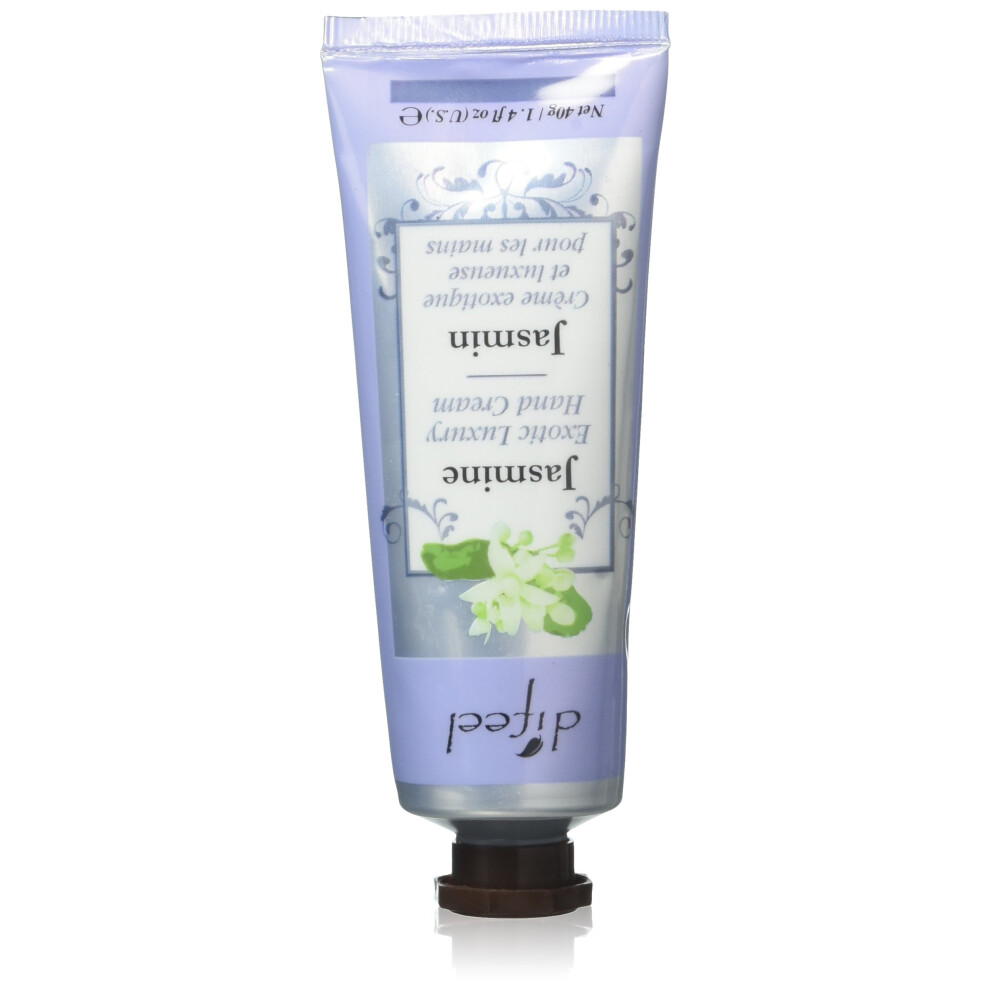 Difeel Cream Hand With Jasmine With 100% Natural Oil And Vitamin E 1.4 Ounce