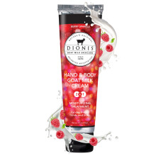 Dionis Goat Milk Skincare Crema per mani e corpo profumata al caprifoglio e cocco da 100 ml - Lozione per le mani in formato da viaggio cruelty-f