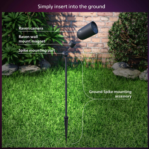 Philips Philips Hue Secure Camera Mount with Ground Spike - 1 pakke 2