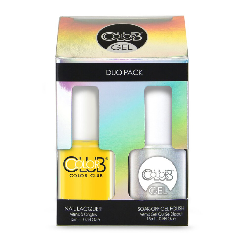 Color Club Rum Running Gel +Lacquer Duo Includes 1 Each Of 05Geln43 And 05An43 0.5 Fluid_ounces