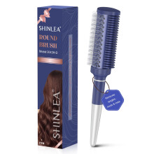 SHINLEA kermia kerek kefe kifjshoz jonnan tovbbfejlesztett kerek kefe fjs szrtshoz, eloszt hornyokkal s nylon srtkkel Gubancmentes hajk
